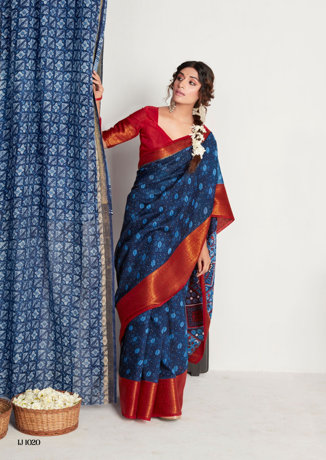 Indigo By Sr 1011 To 1020 Daily Wear Sarees Catalog
